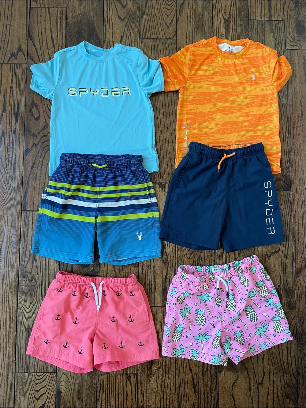 Magic Kids Swim Set - Light Blue, Orange, Navy, Teal, Pink